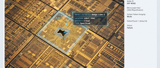 Semiconductor wafer defect detection visual from the existing portfolio